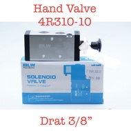 Hand Valve 3/8" 4R310-10 4R310 10 Pneumatic Mechanical Hand Lever Angin Valve Switch Type 5/2 Way Ha