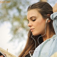 SEYAN Earphone Wired, Flat Earbuds 3.5mm/Type C Wired Headset, Wired Headphone Wired Lightweight Hig