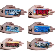 HUNGARY RECTANGLE DESIGN RUBBER REF MAGNET