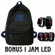 School Backpack - 1 Hour LED BONUS School Backpack Beg Sekolah Budak Lelaki Beg Sekolah Budak Peremp