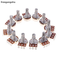 [FREG] A500K B500K A250K B250K A50K B50K A25K B25K Potentiometer Splined Small Pot Electric Guitar B