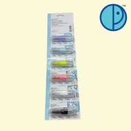 ยาดมตราพาสเทล ชนิดพกพา แบบหลอดใส Pastel Brand Pocket Inhaler (ขนาดแผง 6 หลอด)