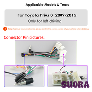 [SUORA] QLED DSP 8G + 128G แอนดรอยด์12สำหรับ Toyota Prius XW30 2009-2015วิทยุติดรถยนต์มัลติมีเดียเคร