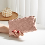 Woven Wallet Ladies Wallet Easy to Carry PU Wallet