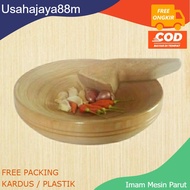 Cooking Utensils: Mortar and Pestle, Wooden Spice Grinder, Spice Grinder