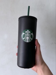 Starbucks New Era Black 24oz Tumbler with Straw 杯