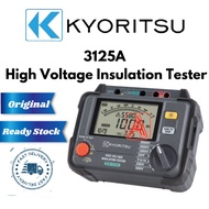 Kyoritsu 3125A 5000V High Voltage Insulation Testers ~ Original 👍 12 Months Warranty 👍 Ready Stock 🔥🔥