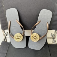Dép kẹp Xỏ Ngón HAVAIANASS Nữ Đế Vuông Cham Đồng Tiền