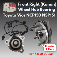 Toyota Vios NCP150 NSP151 RB Bearing Front Left / Right/ Rear Wheel Hub Bearing 43560-0D050 / 43550-