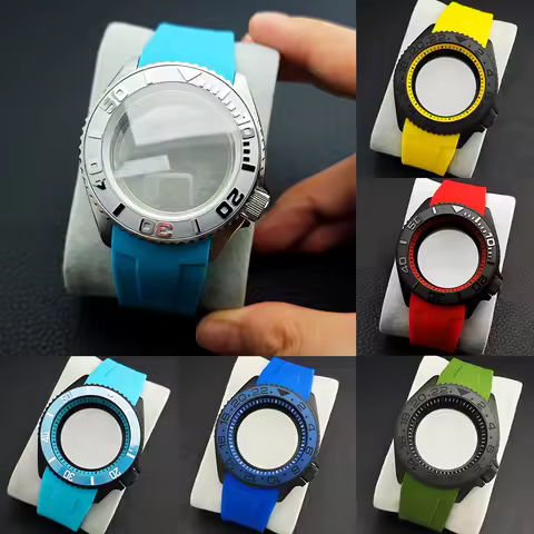 42mm Watch Case With 22mm Watch Strap Fits NH35 NH36 Mechanical Watch Accessories Stainless Steel Ma
