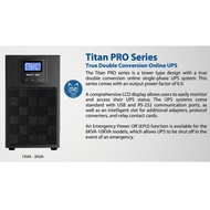 🗣 NEW RIGHT POWER TITAN PRO 2KVA UPS PURE SINEWAVE (TITANPRO 2K)*2 POWER OUTLETS + LCD DISPLAY- 3 YE