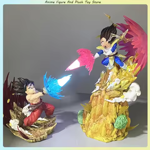 27cm Dragon Ball Lgbej ī Ta Yonsei Vs Son Goku Destiny Duel Pvc Heaven And Earth Wave Handmade Model