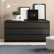 Storage Storage Drawer Black Five Drawer Modern Bedroom Cabinet Locker Household TV Storage Five Dra