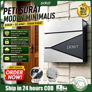 Modern Mail Box Peti Surat Mail Box Peti Surat Outdoor Outdoor Waterproof Letter Box Post Box Rain A