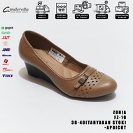 Sepatu Wedges Wanita Zonia FZ-10 Apricot
