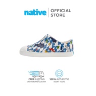 Native รองเท้ากันน้ำเด็กเล็กEVA รุ่น Jefferson Print Shell White/Shell White/Shark Grid