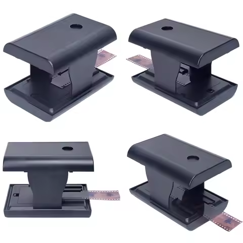 Slides and Negatives Film Scanner with LED Backlight Slide Film Viewer Scanner Support Editing & Sha