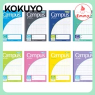 KOKUYO Campus Notebook B5 5mm Grid Lines 10mm Solid Lines for Various Uses 5 Color Pack
