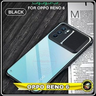 Casing Oppo Reno 6 Hard Case Reno6 Slide Camera Protection Cover