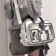 Black White Ita Bag Japanese Fashion Sling Bag Otaku Anime Bag For Girls Shoulder Bag For School