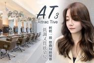 AT3 Hair Salon A.專業設計師！專業客製化風格洗+剪+(瞬效柔護/頭皮去角質 二選一) / B.可低調又有質感染髮！單色染/髮根染/挑染/耳圈染 四選一 / C.讓你隨手一撥都很撩人質感