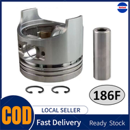 Assembly Assy Piston 186F Aircooled Diesel Engine Yamma, Kingstone, Yamada 10HP 12HP