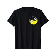8 Ball 9 Ball Snooker Pool Billiards T-Shirt, Regular Size