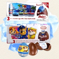 Zaini Tayo Paw Patrol Milk Chocolate Eggs Chocolate Egg Bus Tayyo Car Zainy Egg Chocolate Egg Round 