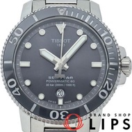 二手天梭海星1000腕錶，43毫米，T120.407.11.081.01，附錶盒和保固卡，不鏽鋼男士腕錶，灰色，拋光，狀況極佳。