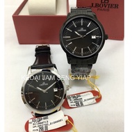 100% Original J.Bovier Men  Fashion Japan Quartz Analog Stainless Steel Watch B26-7360-DDGS B26-7360