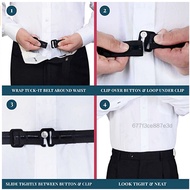 Belt Style Shirt Stay for Men Adjustable Keep Shirts Tucked in Tuck N Stay Look Neat for Work Dress