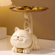 Lucky Cat Key Holder For Home Entrance, Foyer, New Home Moving Decoration