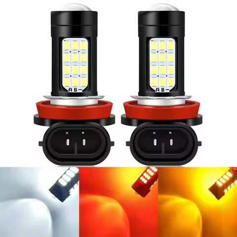 2x H8 H11 H9 Led H16JP Fog Light Bulb 2000LM DRL For Toyota Corolla Camry Rav4 Yaris Echo Prius Car 