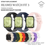 Huawei Watch Fit 3 Silicone Strap Huawei Watch Fit 3 ReplacementTALI Colorful SiliconePOLOS