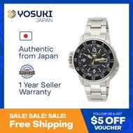 SEIKO SKZ211J1 SKZ211J SEIKO5 SPORTS Automatic JMADE Day Date Black Silver Stainles  Wrist Watch For Men from YOSUKI JAPAN / SKZ211J (  SKZ211J  S SKZ2 SKZ21   )