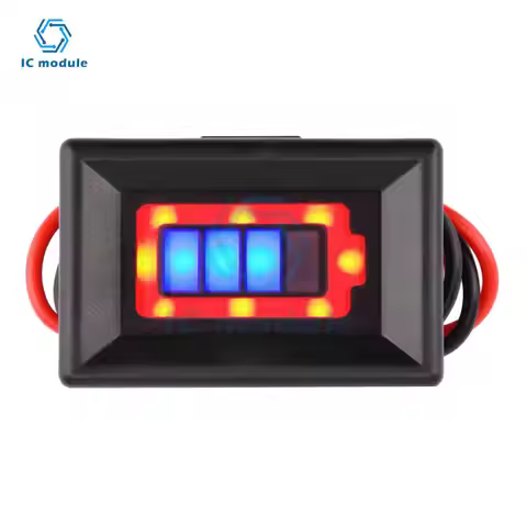 1S 2S 3S 4S Lithium Battery Level Indicator 4 Level LED Display Suitable for Electric Vehicle Batter