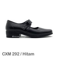 Paskibra Loafers Rullief CXM 292, Black & White, 3cm High