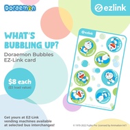 [Bundle of 2] Doraemon Bubbles EZ-Link card & Doraemon Vintage Pattern EZ-Link card