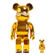 Bearbrick Garfiel Gold Chrome 400%