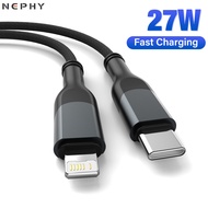 PD 27W Fast Charging Cable For iPhone 11 12 13 14 Pro Max XS XR X 5 6 S 5S 6S 7 8 Plus SE 2020 2022 iPad mini USB / Type C To Lightning Date Charger Wire 1M 2M 3M Long Cord USBC