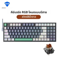 Machenike K500แป้นพิมพ์คีย์บอร์ดคีย์บอร์ด Hot Swappable 94คีย์ RGB Mac Windows