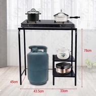 SS Gas Stove Stand Rack Kitchen Heavy Duty Organizer Stainless Patungan Ng Lagayan Ng Kalan