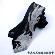 Nine-Tailed Fox Japanese Style JK Tie Original Tie Hand Tie Black DK Men Women Uniform Shirt Accesso