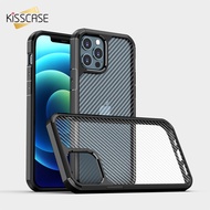 KISSCASE Semi-Permeable Matte เส้นใยเคสโทรศัพท์สำหรับ iPhone 12 11 Pro Max Mini X XR XS 7 8 Plus SE 2 2020 Anti-Drop ฝาหลัง