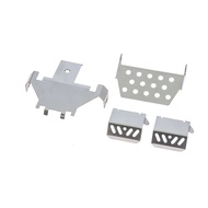 1/10 RC Car Modifications Stainless Steel Chassis Armor for WLtoys 104006/104010/104020/104026