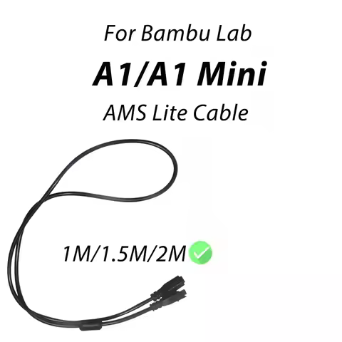 For Bambu Lab A1 Ams Lite 1M 2M Bambulab A1 Mini Ams Lite Extension Cable Upgrade 4Pin Ams Lite Tubi