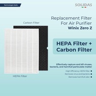 Replacement Air Purifier Filter Winix Zero Z / Hepa+Carbon 82