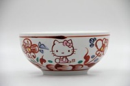 日本麥山窯 三麗鷗 Sanrio Hello kitty 碗 瓷器碗 (紅色、靛藍色)交換禮物
