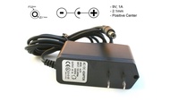 Wall Adapter Switching Power Supply 9VDC, 1A, 2.1mm, Positive Center - PSAD-0164