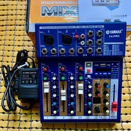 Bàn trộn âm thanh Mixer YAMAHA F4 Mixer F4 Pro có Bluetooth có đèn led CÓ 16 HIỆU ỨNG và vang số ch